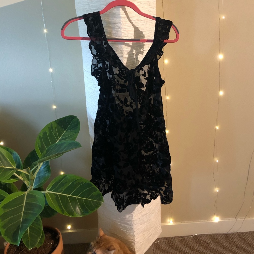 Sheer Mini dress